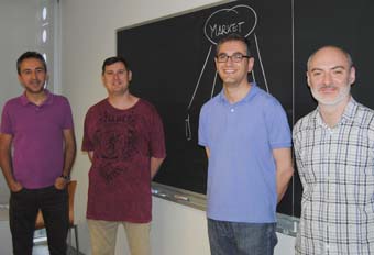 Los cuatro autores del estudio.